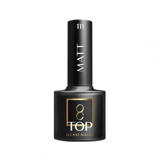 Ocho Nails Top Coat Matt 111 no Wipe - sin capa de dispersión