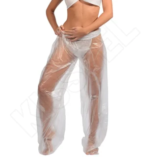 Pantalón protector de polietileno para tratamientos corporales 25 unidades