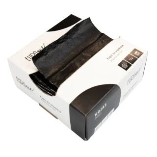 Papel de Aluminio Gofrado Negro Profesional 300 tiras - Sujeción Superior para Mechas