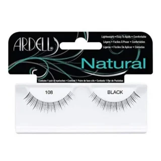 Pestañas completas Ardell 108 Demi Black + adhesivo