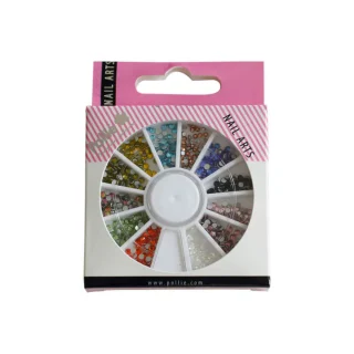 Piedras decorativas multicolor para Nail Art Pollié 600 piezas