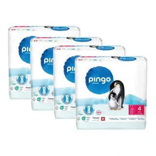 Pingo Pañales Ecológicos Talla 4 (8-14 Kg), 4X40 Unidades