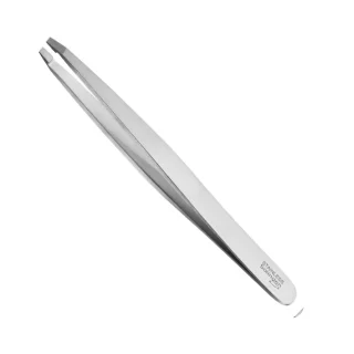 Pinza de depilar acero inoxidable 9,5 cm punta oblicua