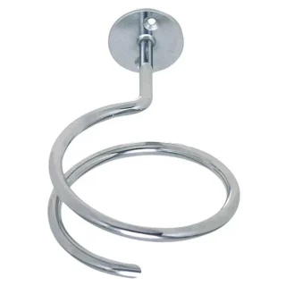 Soporte secador metálico con accesorios de fijación