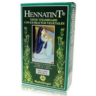 Radhe Shyam Hennatint Gris Claro Berenjena , 60 ml
