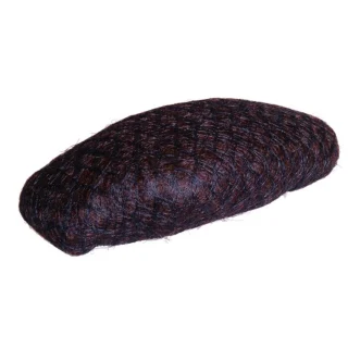 Relleno Moño Eurostil alargado tono castaño