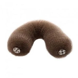 Relleno Moño Eurostil castaño claro con corchetes