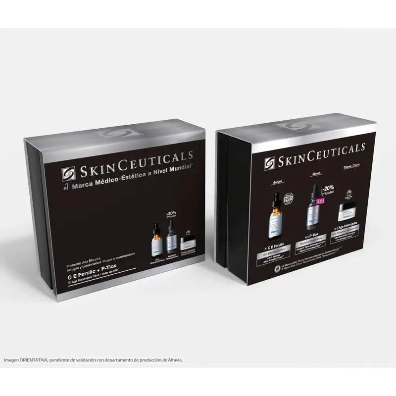 Skinceuticals Protocolo Arrugas Y Luminosidad C E Ferulic + P-Tiox - Imagen 3