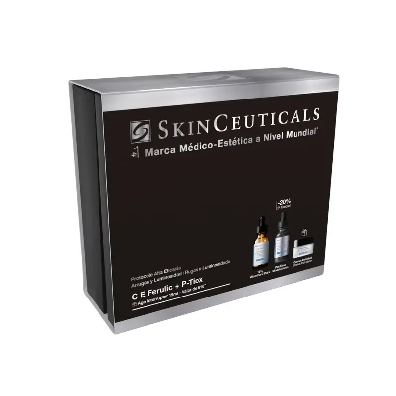 Skinceuticals Protocolo Arrugas Y Luminosidad C E Ferulic + P-Tiox