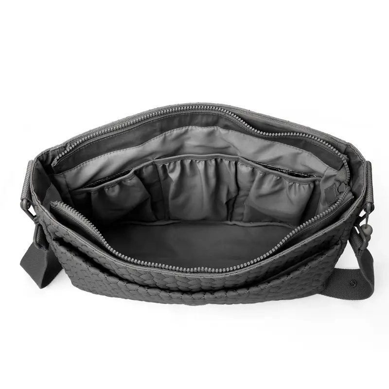 Suavinex Bolso Maternidad Bandolera, Gris - Imagen 3