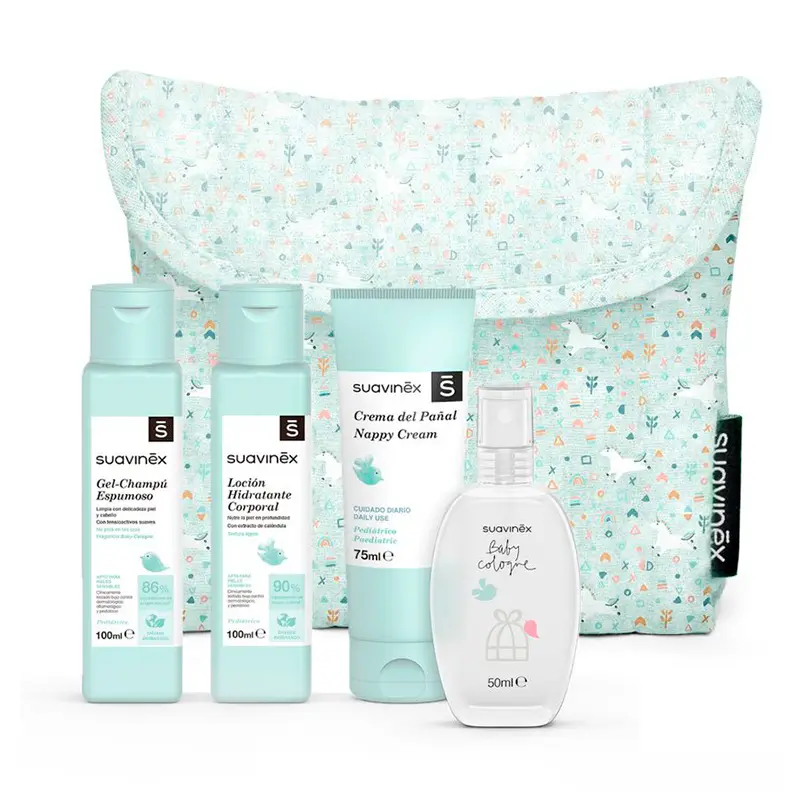 Suavinex Neceser Bebés Viaje De Tela, Azul - Imagen 4