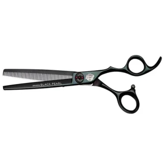 Tijera Esculpir Captain Cook 7" Black Pearl con estuche